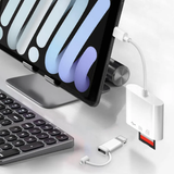 SD Card Reader for iPhone & iPad Lightning/USB-C Memory Card Adapter High-Speed Photo and Video Transfer OTG Compatible Device