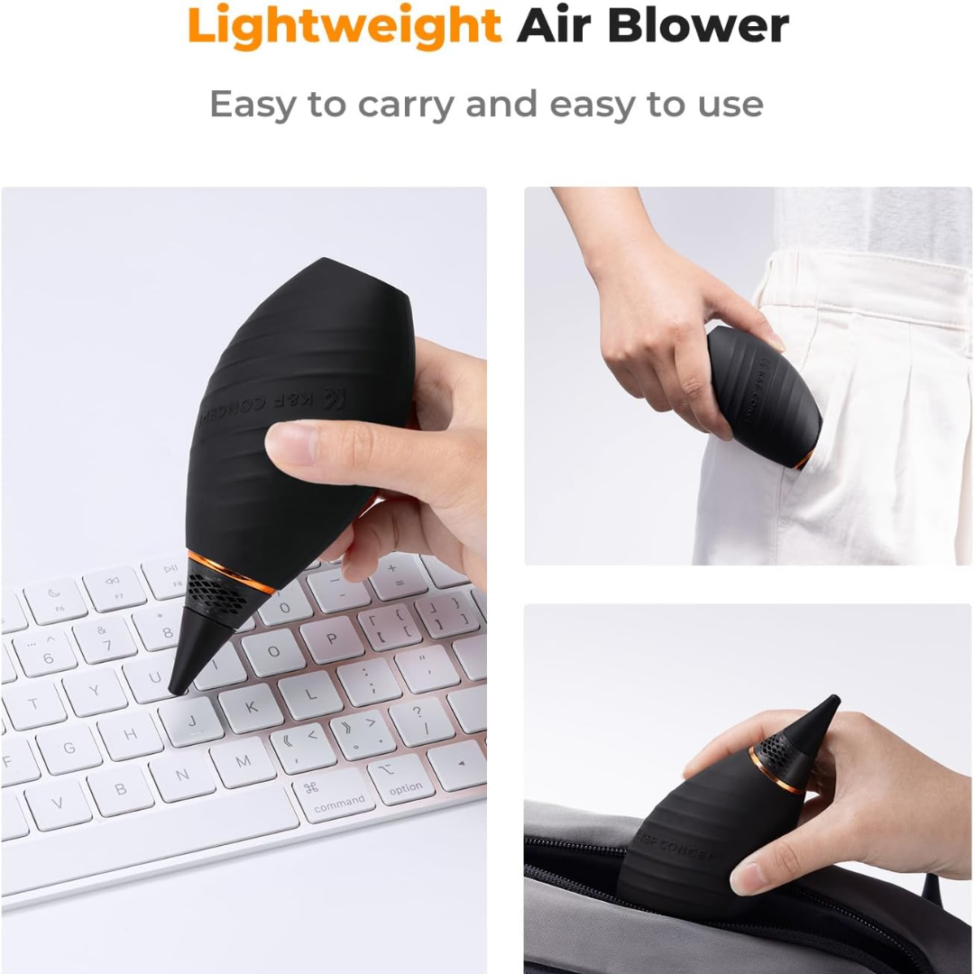 K&F Concept Powerful Rocket Air Blower Dust Cleaner for DSLR Cameras, Camera Lenses, Sensors, Keyboards, Laptops & Electronic Devices – Short Nozzle Air Duster