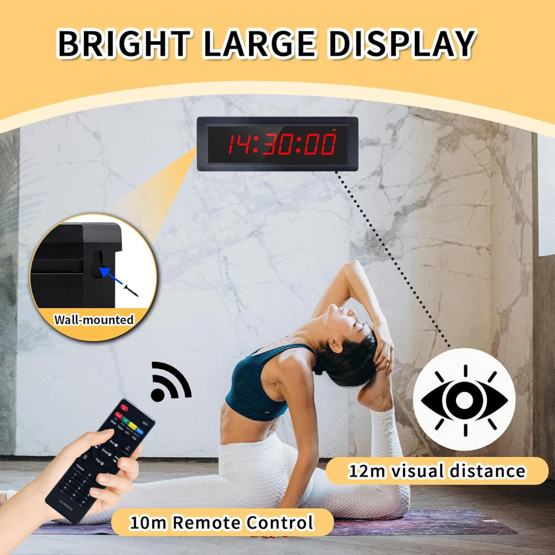 3 Pcs Digital Sports Stopwatch Set – Shockproof Timer with Lap Split, Alarm & Countdown Function