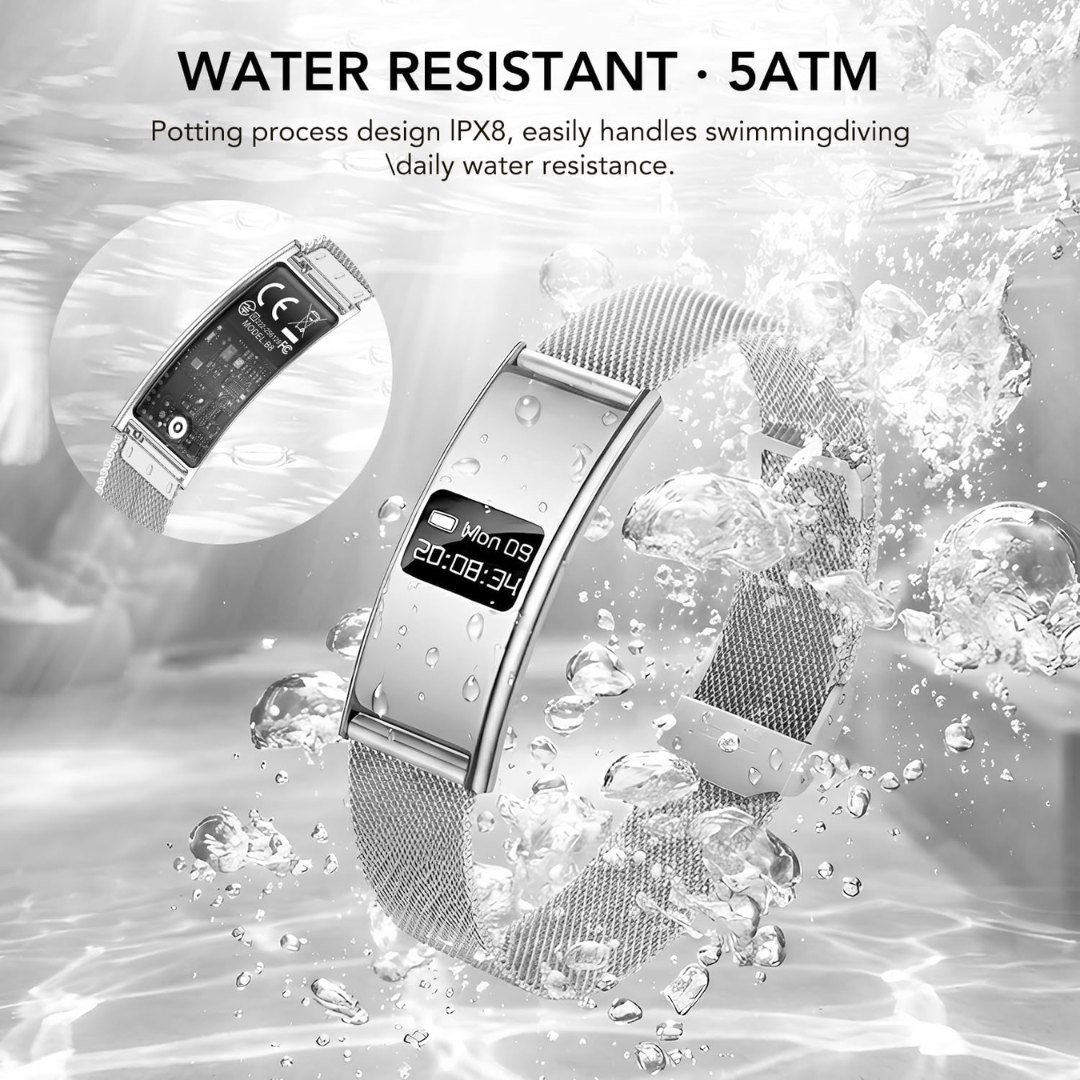 Smart Fitness Bracelet – Heart Rate, SpO2 & Sleep Monitor Activity Tracker for Android & iOS