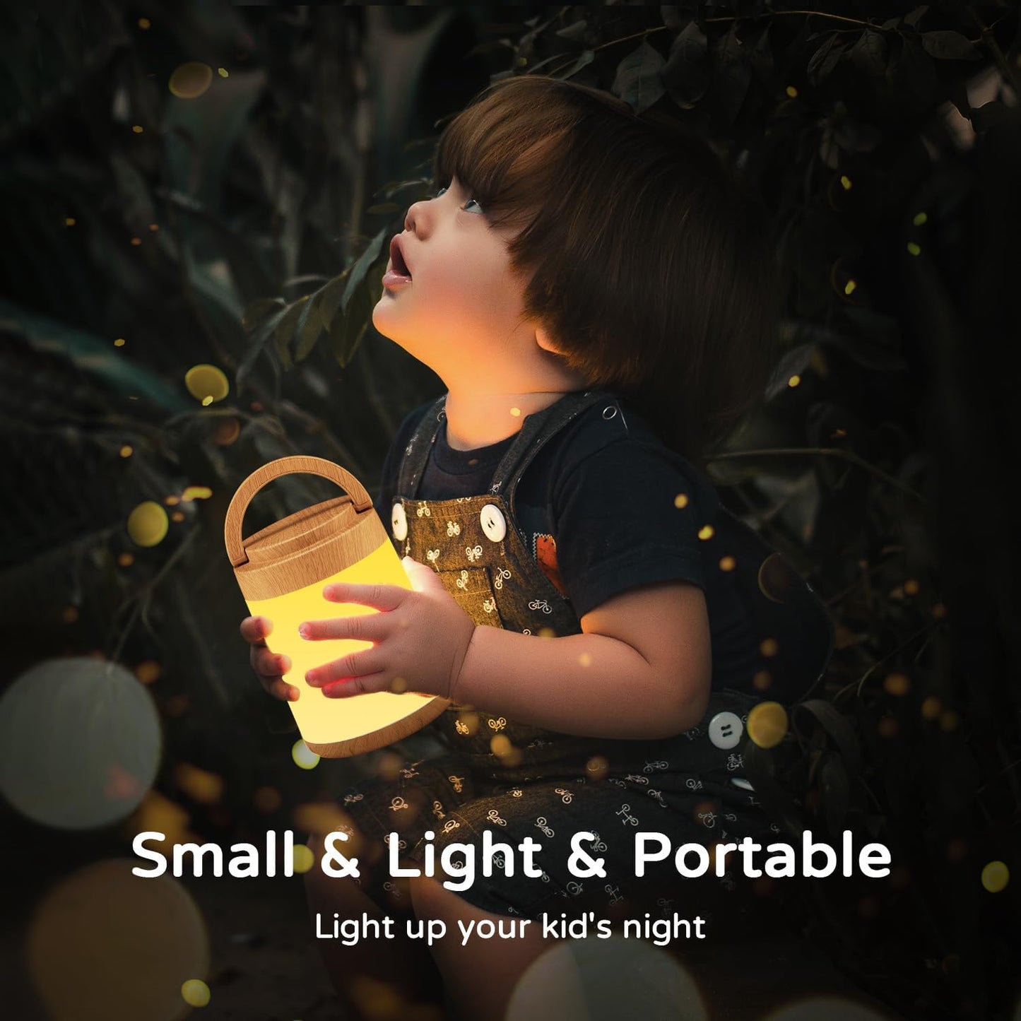 One Fire Baby Night Light Kids,8 Brightness Dimmable Touch Lamp,10 Color Memory Rechargeable Lamp,Remote+Touch Control Kids Night Light,3 Timer LED Warm Small Lamp