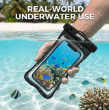 Waterproof Phone Pouch Universal Waterproof Dry Bag Case with Secure Lock Seal for Smartphones, Swimming, Beach and Travel Use