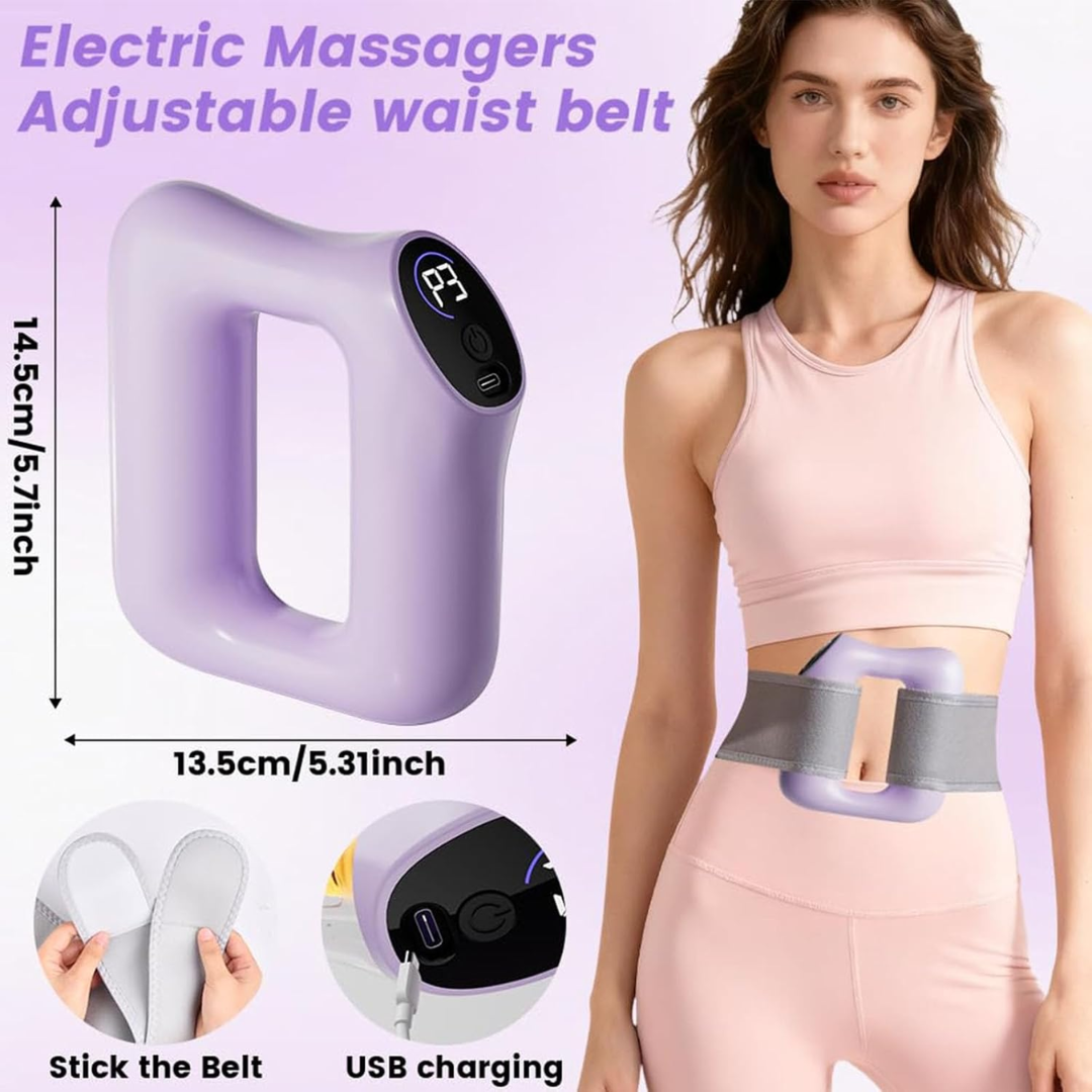 Multifunctional Electric Fascia Ring – Wireless Muscle Stimulator with 3 Modes & Adjustable Intensity (Blue)