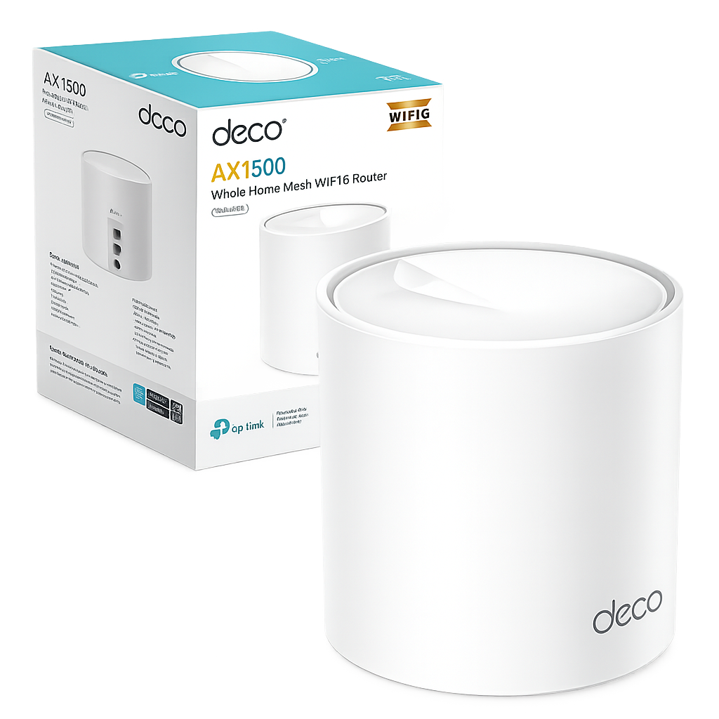 TP-Link Deco X10 AX1500 Mesh WiFi 6 System, WiFi Router, Whole Home Seamless Roaming, Voice Control with Alexa/Google, Personalize Parental Control, Wireless Extender Boost, OFDMA, MU-MIMO, Easy Setup