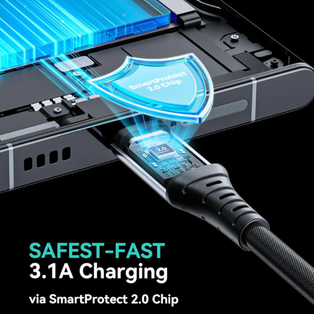 INIU USB C Fast Charging Cable 2m Type-C Charger Cable for Fast Data Sync and Power Delivery