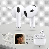 Apple AirPods Wireless Earbuds, Bluetooth In-Ear Headphones with High-Quality Sound and Seamless Connectivity