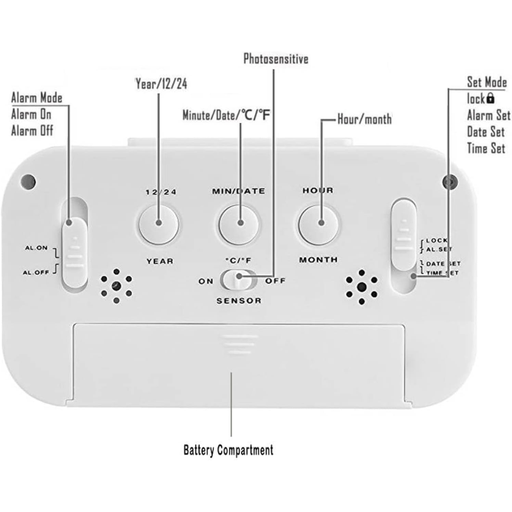 DTL Digital Alarm Clock