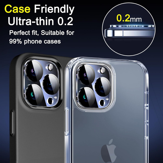 [6 Pack] Camera Lens Protector for iPhone Pro & Pro Max