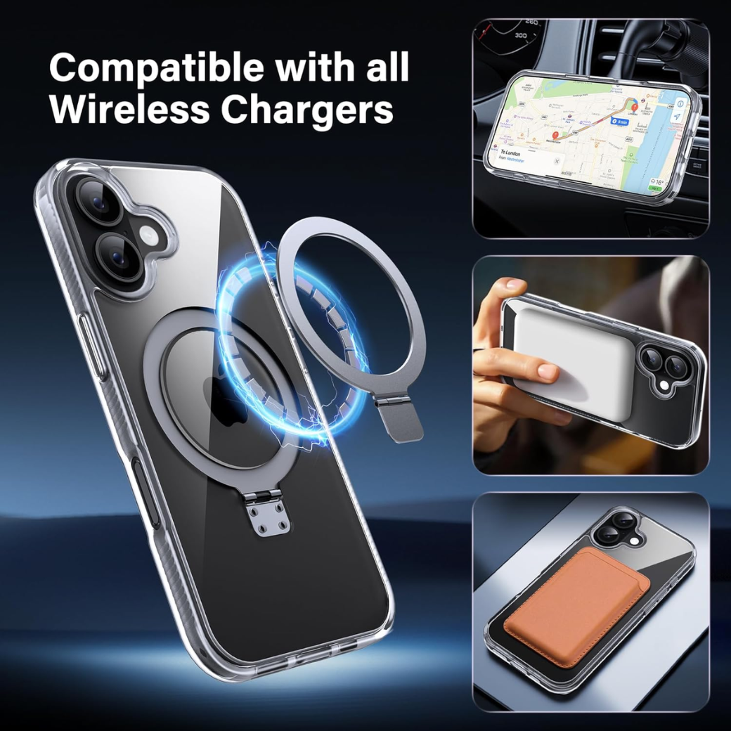 Magnetic Kickstand Case for iPhone 17