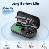 Bluetooth Headsets Dual Mic V5.1 Bluetooth Earpiece, Wireless Hands-Free Headset with Noise Reduction & Clear Call Quality