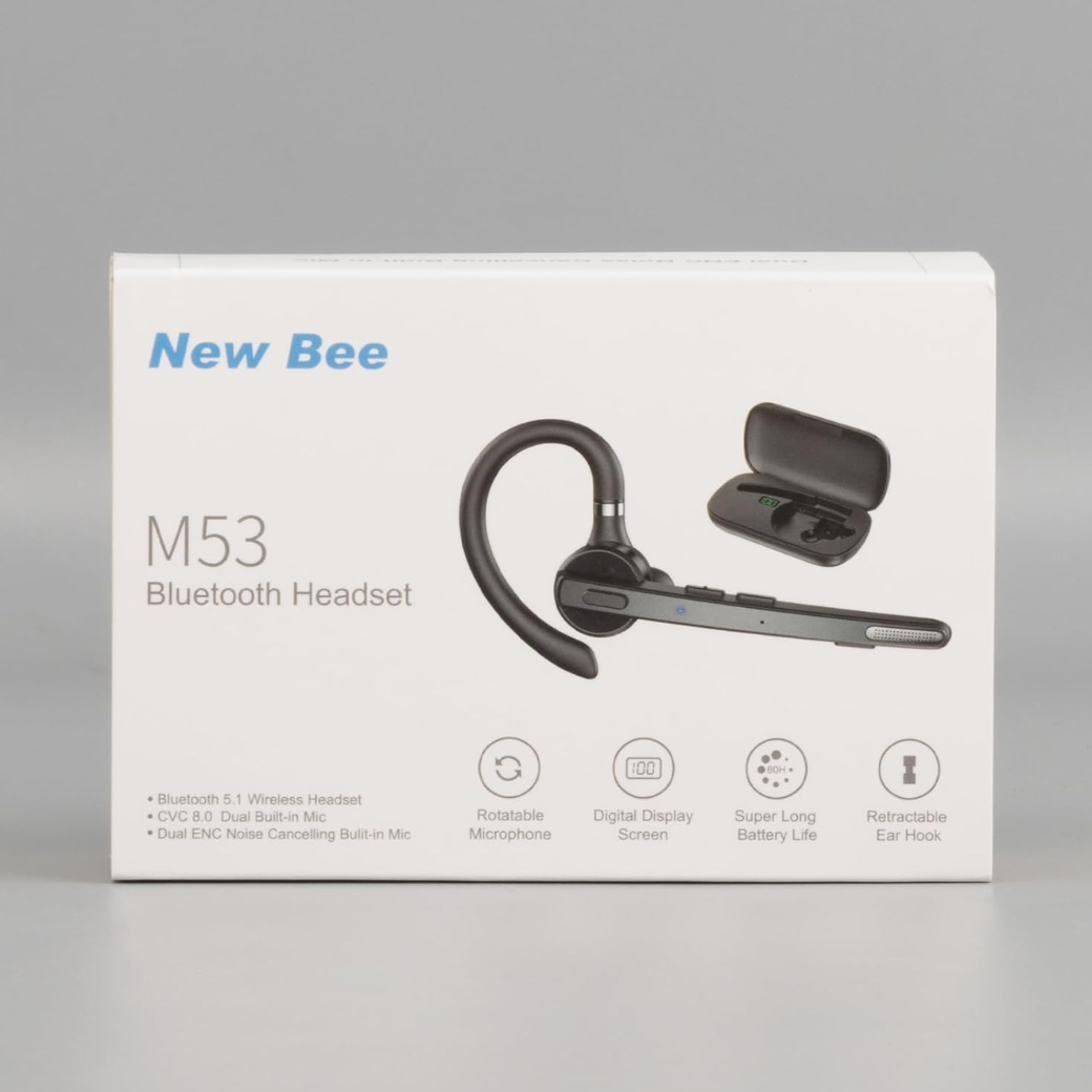 Bluetooth Headsets Dual Mic V5.1 Bluetooth Earpiece