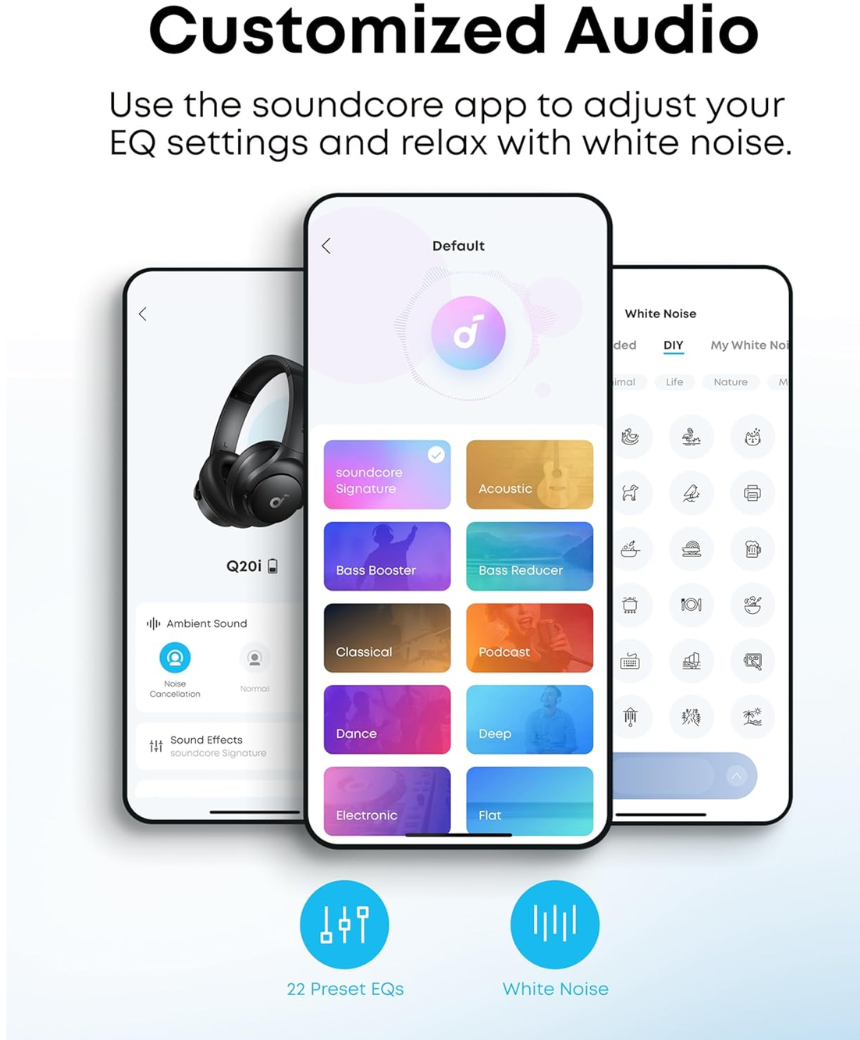 Noise Cancelling Foldable Headphones