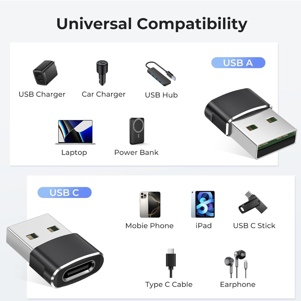 USB to USB C Adapter