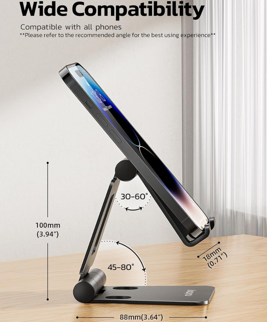 Fully Aluminum Phone Stand