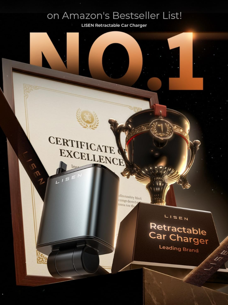 Retractable Car Charger Adapter