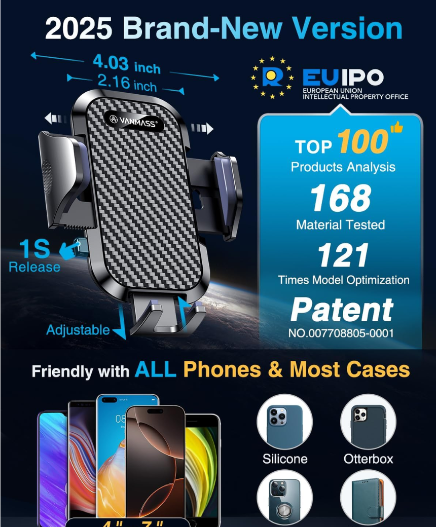 2025 BEST Car Phone Holder