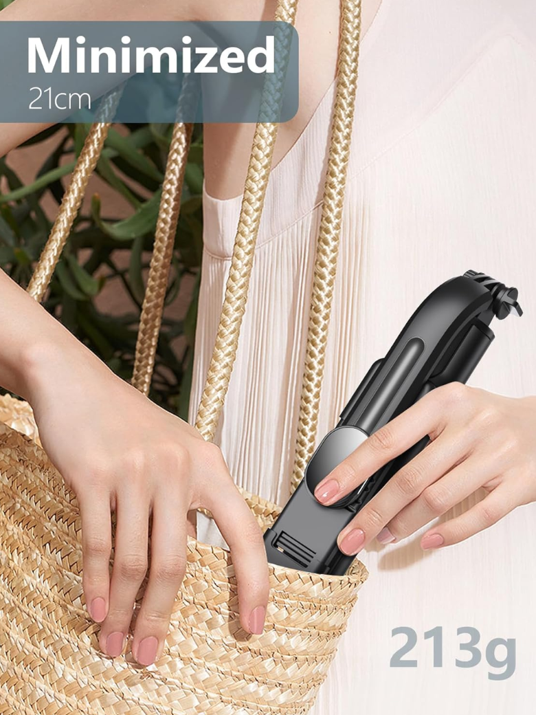 Selfie Stick Tripod with 2 Fill Lights,