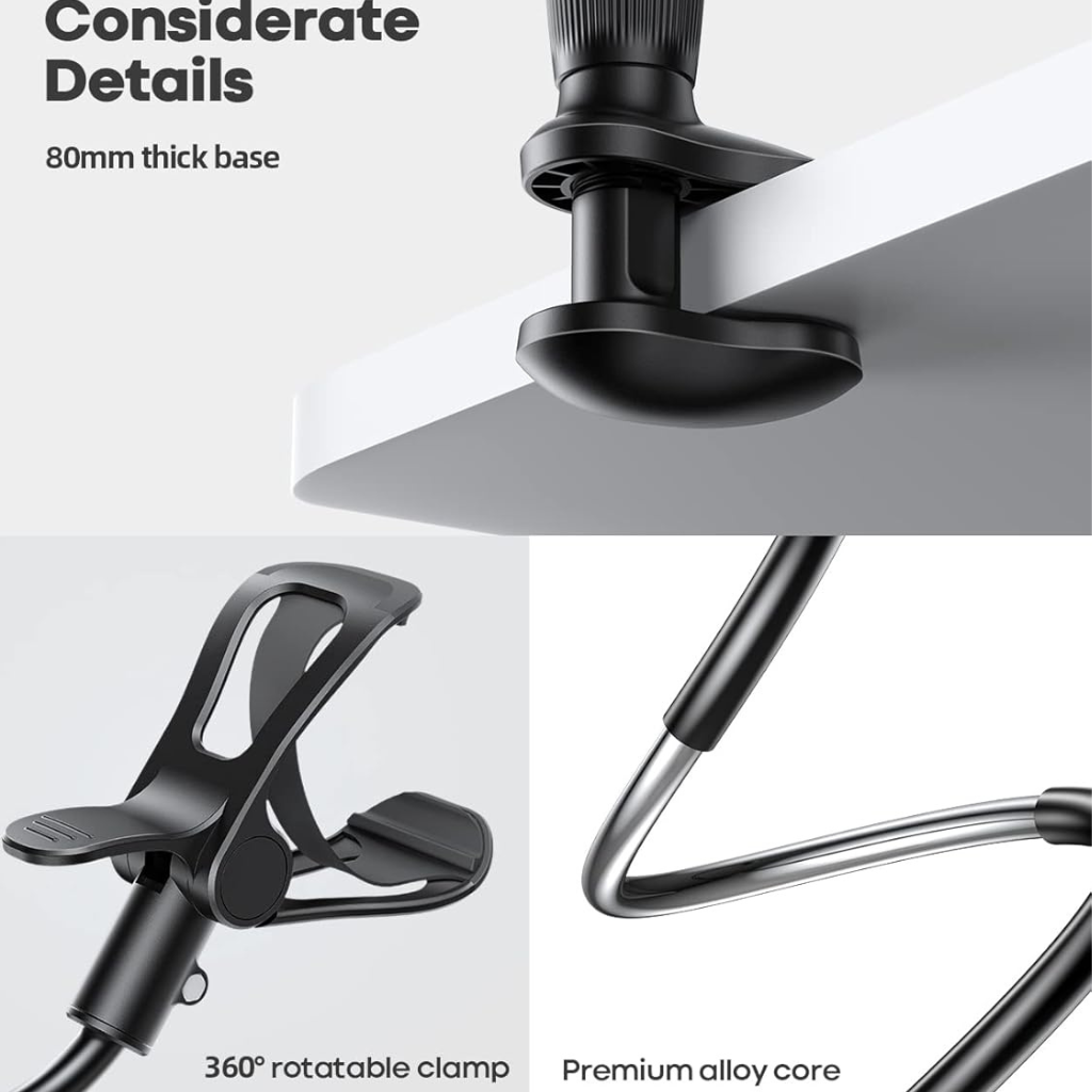 Gooseneck Bed Phone Holder