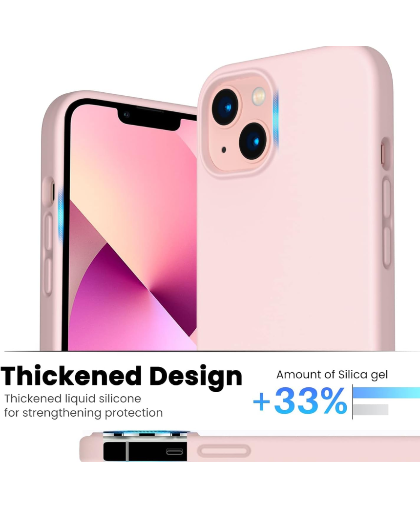 Liquid Silicone Designed for iPhone 13 Case Gel Rubber
