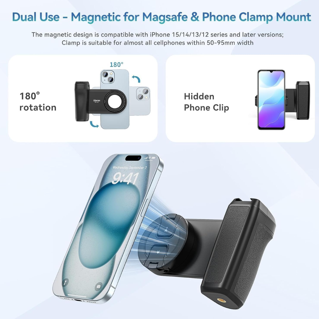 Selfie Phone Tripod Mount 2-in-1