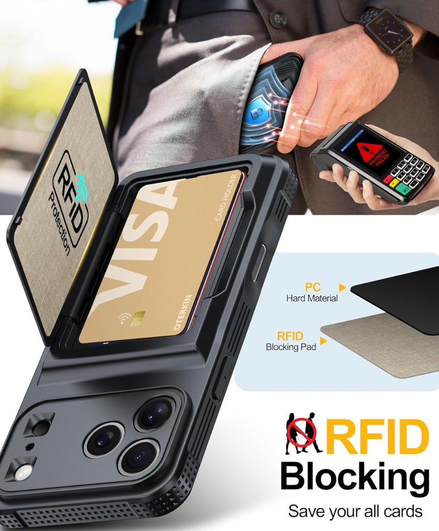 for iPhone 17 Pro Case Wallet