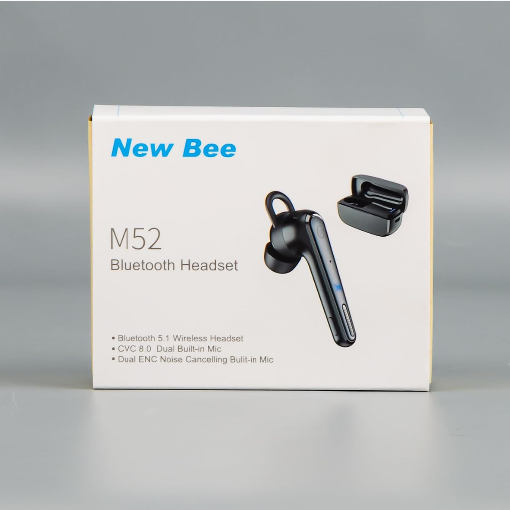 Dual ENC Mic Bluetooth Earpiece