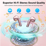 Wireless Earbuds, Bluetooth In-Ear Headphones with HD Sound, Deep Bass & Portable Charging Case