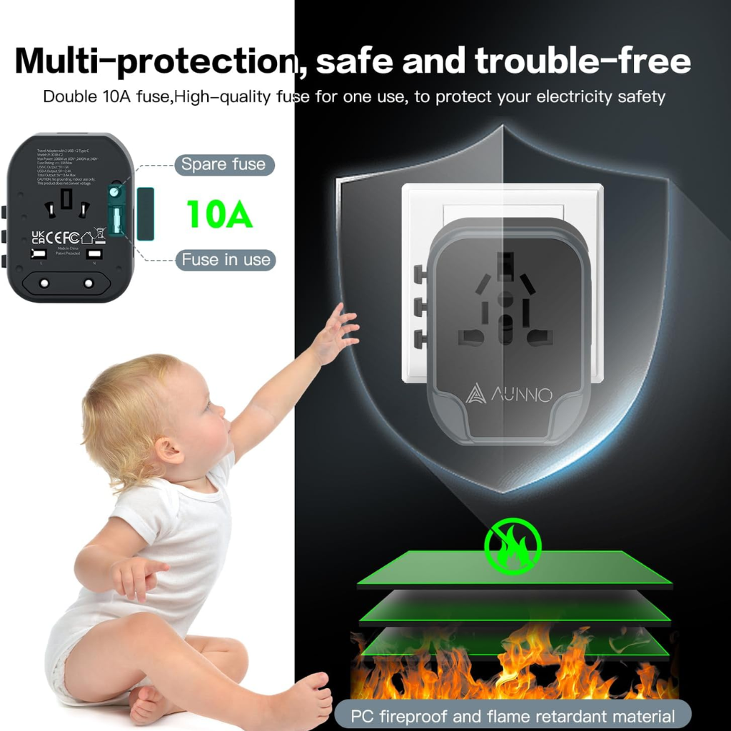 Universal Travel Adapter, International Travel Plug