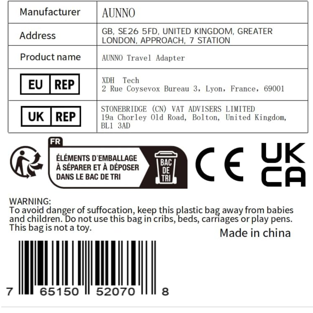 Universal Travel Adapter, International Travel Plug