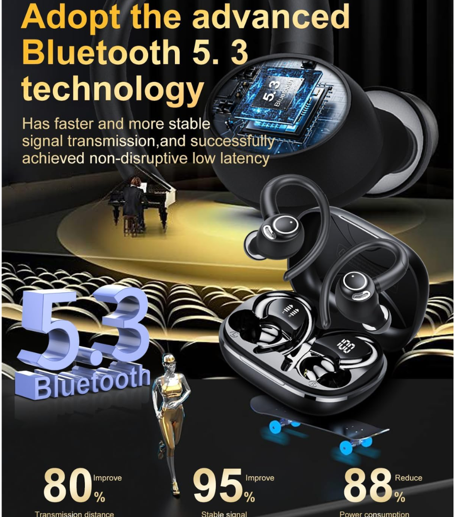Bluetooth 5.3 Headphones