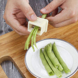 Green Bean Frencher Tool Stainless Steel French Bean Slicer Cutter Vegetable String Remover Kitchen Preparation Tool for Green Beans
