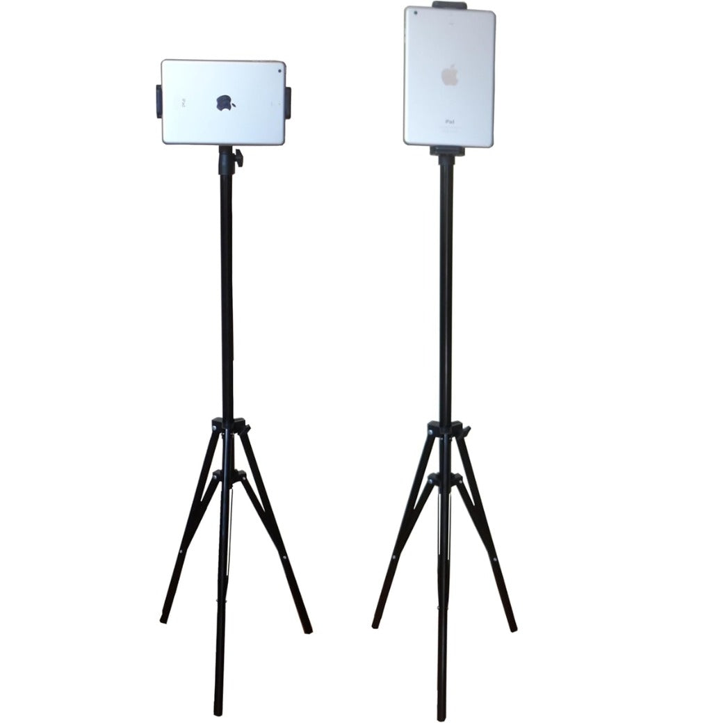 Phone Tablet Tripod by A2Z2U Group. Tripod Stand for Apple/Samsung/Huawei. Best for Phone or Tablet. Sturdy and Durable Stand Made from Metal and Plastic Backed Legs