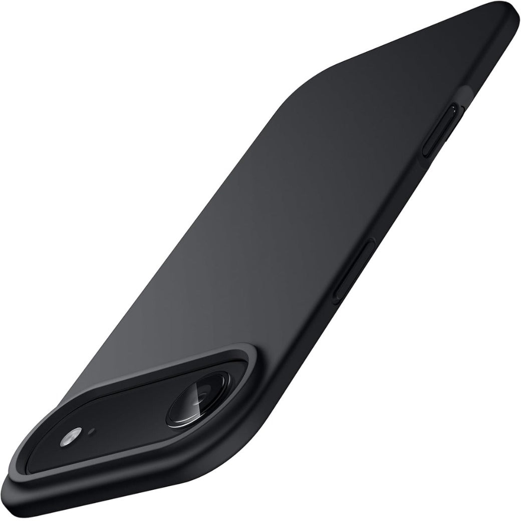 Liquid Silicone Case for iPhone 17 Air, Silky Soft Touch Full-Body Protection, Anti-Scratch Shockproof Phone Cover with Microfiber Lining, 6.5-Inch Display (Black)