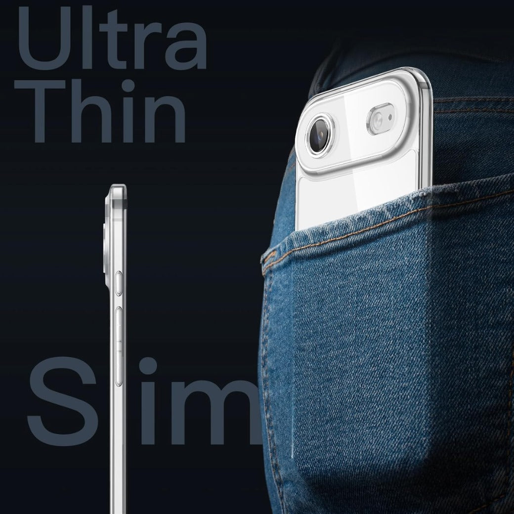 Magnetic Slim Case for iPhone 17 Air Compatible with MagSafe, Camera Lens Full Protection, Ultra-Thin Lightweight Clear Minimalist Protective Phone Cover, 6.5-Inch Display (Clear)