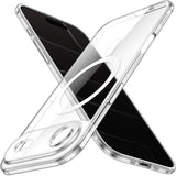 Magnetic Slim Case for iPhone 17 Air Compatible with MagSafe, Camera Lens Full Protection, Ultra-Thin Lightweight Clear Minimalist Protective Phone Cover, 6.5-Inch Display (Clear)