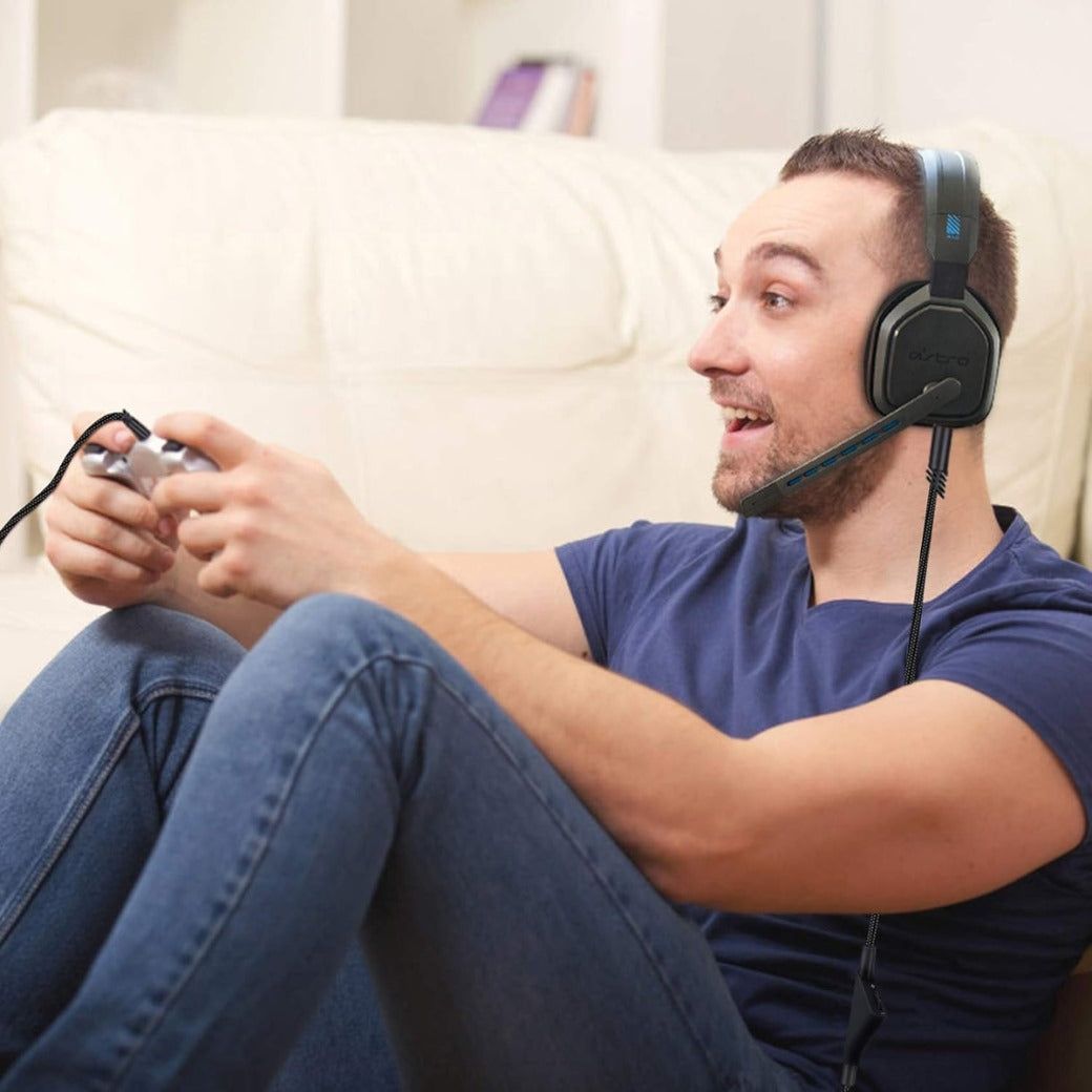 Replacement for Astro A40 Cord, A10 Headset Cable Braided Wire, 6.5 Feet/2.0 M Volume Control Cable Compatible with Astro A40TR/A40/A10 Gaming Headsets Cord (Black)