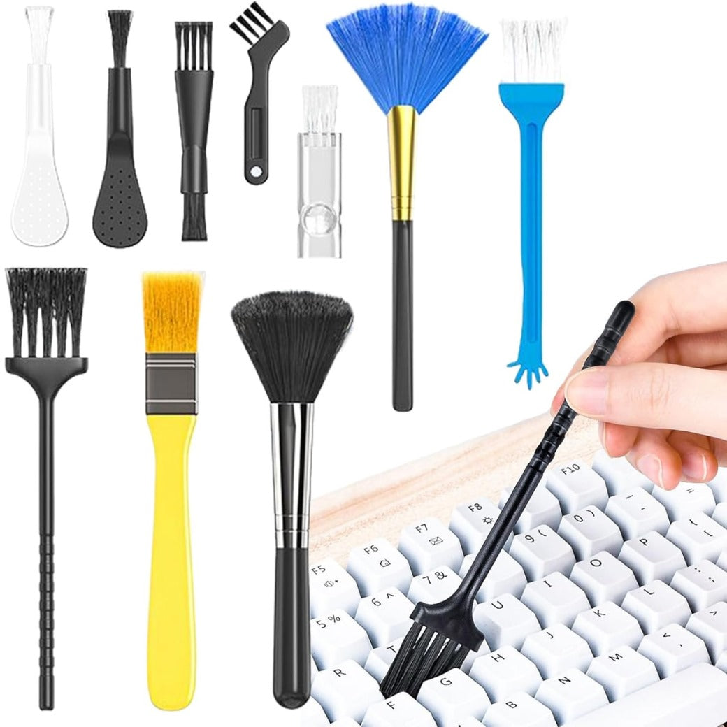Laptop Keyboard Cleaner,10 Piece Keyboard Cleaning Tools - Handheld Remover Duster for Tablet Home Console Travel Desktop Work Mousepad