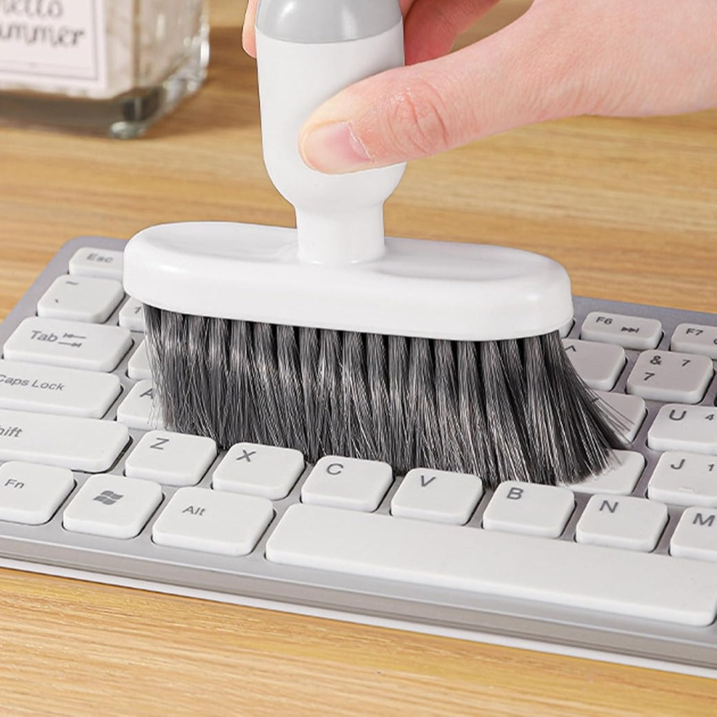 Computer Keyboard Cleaning Brush – Keyboard Duster, Screen Cleaning Tool | Anti-Static Soft Bristle Brush for Monitor Gaps, Laptop Crevices, Electronics Maintenance, Audio Record Care, Desk Cleaner