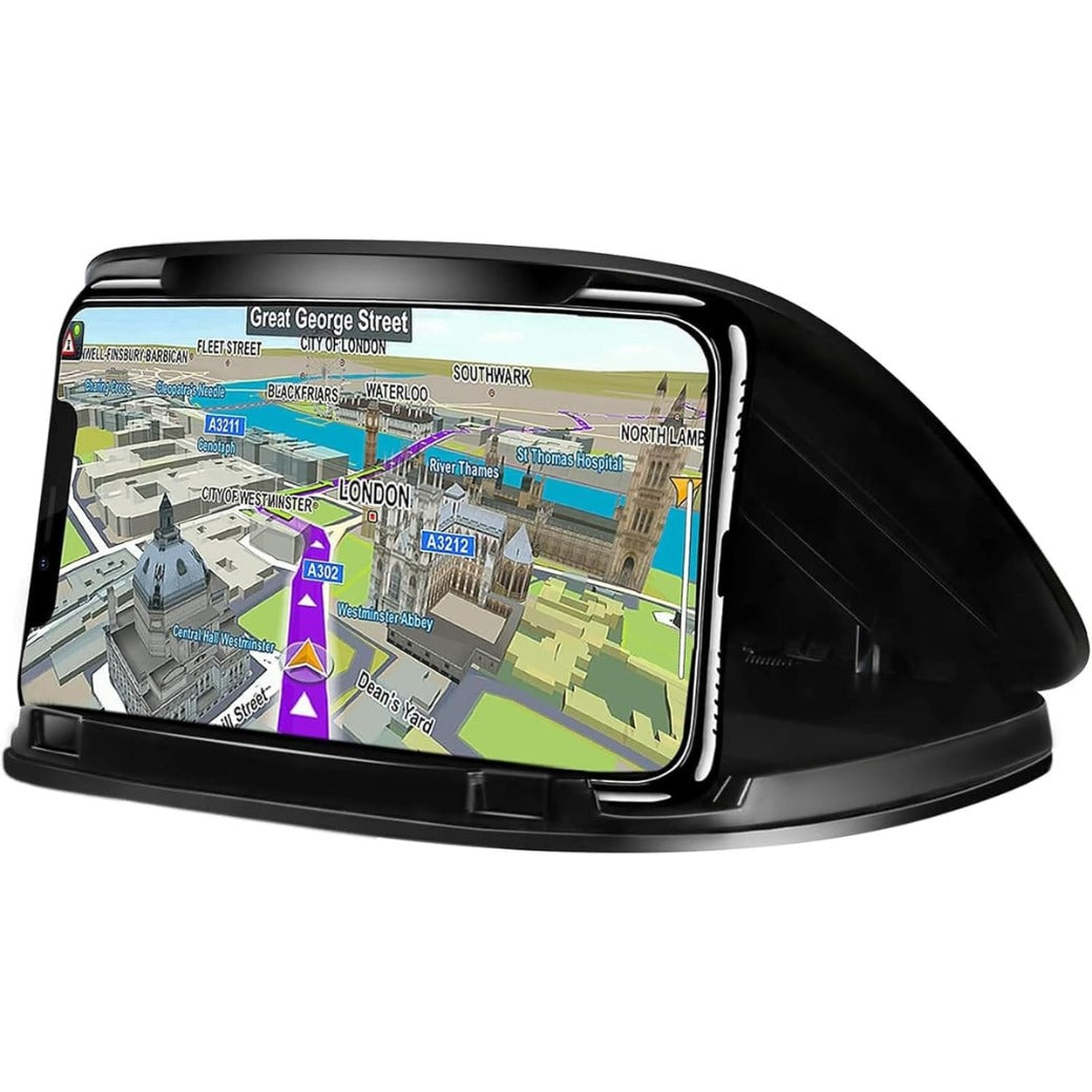 Car Mobile Phone Holder Cradles, Universal Mobile Phone Holder for Car Mount Dashboard Holder Fit for 3 to 6.8 inch Devices Compatible for iPhone, Samsung S22, S21, Huawei, GPS Devices