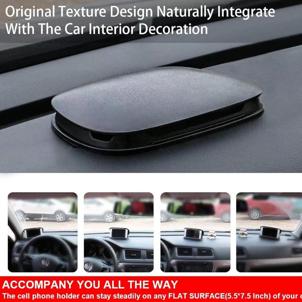 Car Mobile Phone Holder Cradles, Universal Mobile Phone Holder for Car Mount Dashboard Holder Fit for 3 to 6.8 inch Devices Compatible for iPhone, Samsung S22, S21, Huawei, GPS Devices