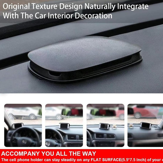 Car Mobile Phone Holder Cradles, Universal Mobile Phone Holder for Car Mount Dashboard Holder Fit for 3 to 6.8 inch Devices Compatible for iPhone, Samsung S22, S21, Huawei, GPS Devices