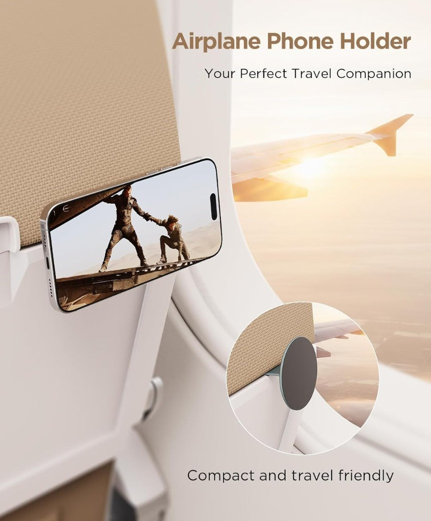 Magnetic Phone Stand, Phone Holder with Kickstand, 3 in 1 Metal Holder for Hand,Compatible with iPhone 12/13/14/15/16 Series,Black