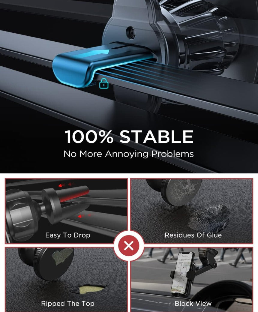 LISEN Magnetic Phone Holder for Cars, [Ultra Magnet] Car Phone Holder Magnetic for Air Vent [Metal Hook], Magnet Phone Mount Compatible With iPhone 16 Pro Max 15 14 13 12, Galaxy S25 Ultra