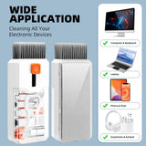 Keyboard Cleaner Laptop Cleaning kit, All-in-One Computer Laptop Cleaner, Multi-Function Keyboard Cleaning kit Electronic Accessories for PC Macbook Airpod Phones Camera Monitor with Patent