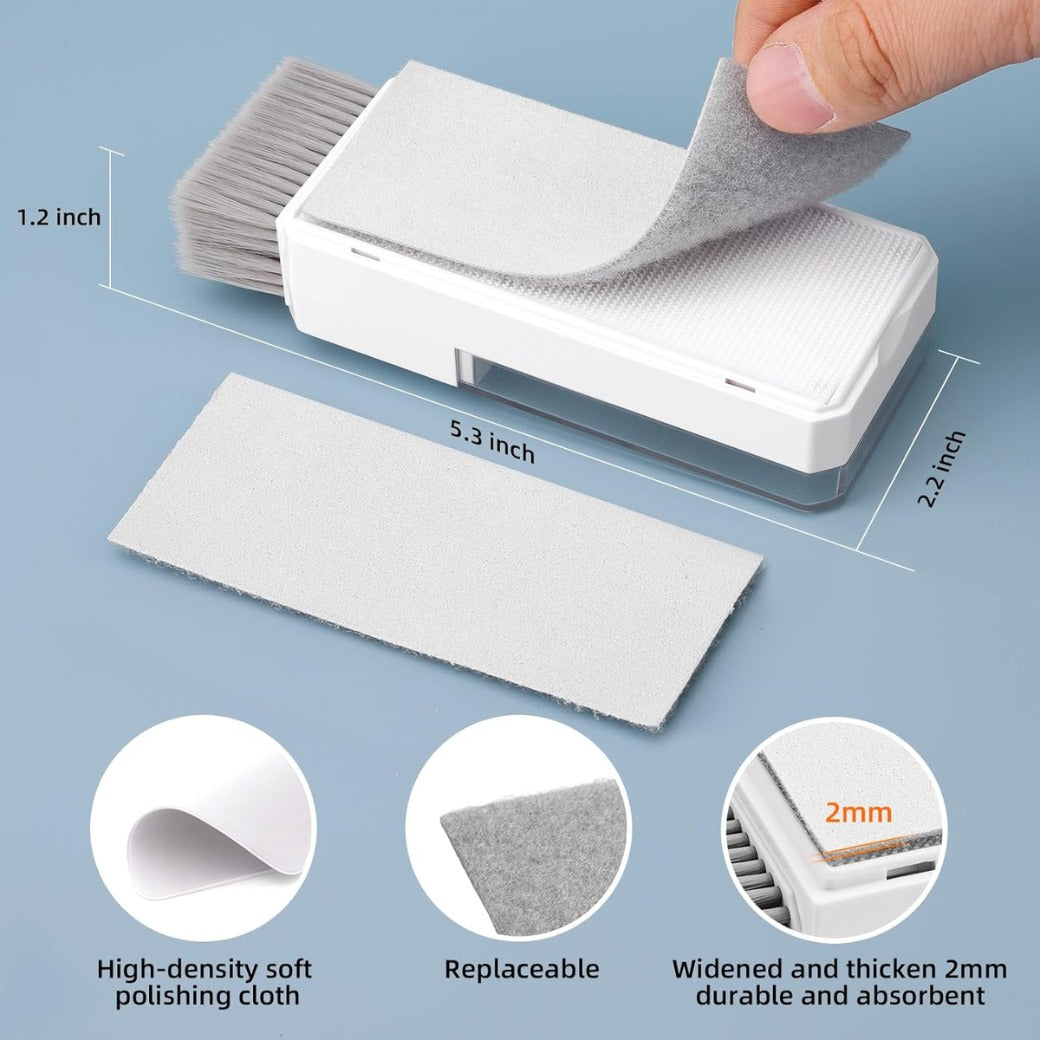 Keyboard Cleaner Laptop Cleaning kit, All-in-One Computer Laptop Cleaner, Multi-Function Keyboard Cleaning kit Electronic Accessories for PC Macbook Airpod Phones Camera Monitor with Patent