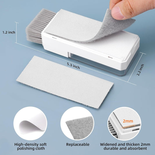 Keyboard Cleaner Laptop Cleaning kit, All-in-One Computer Laptop Cleaner, Multi-Function Keyboard Cleaning kit Electronic Accessories for PC Macbook Airpod Phones Camera Monitor with Patent
