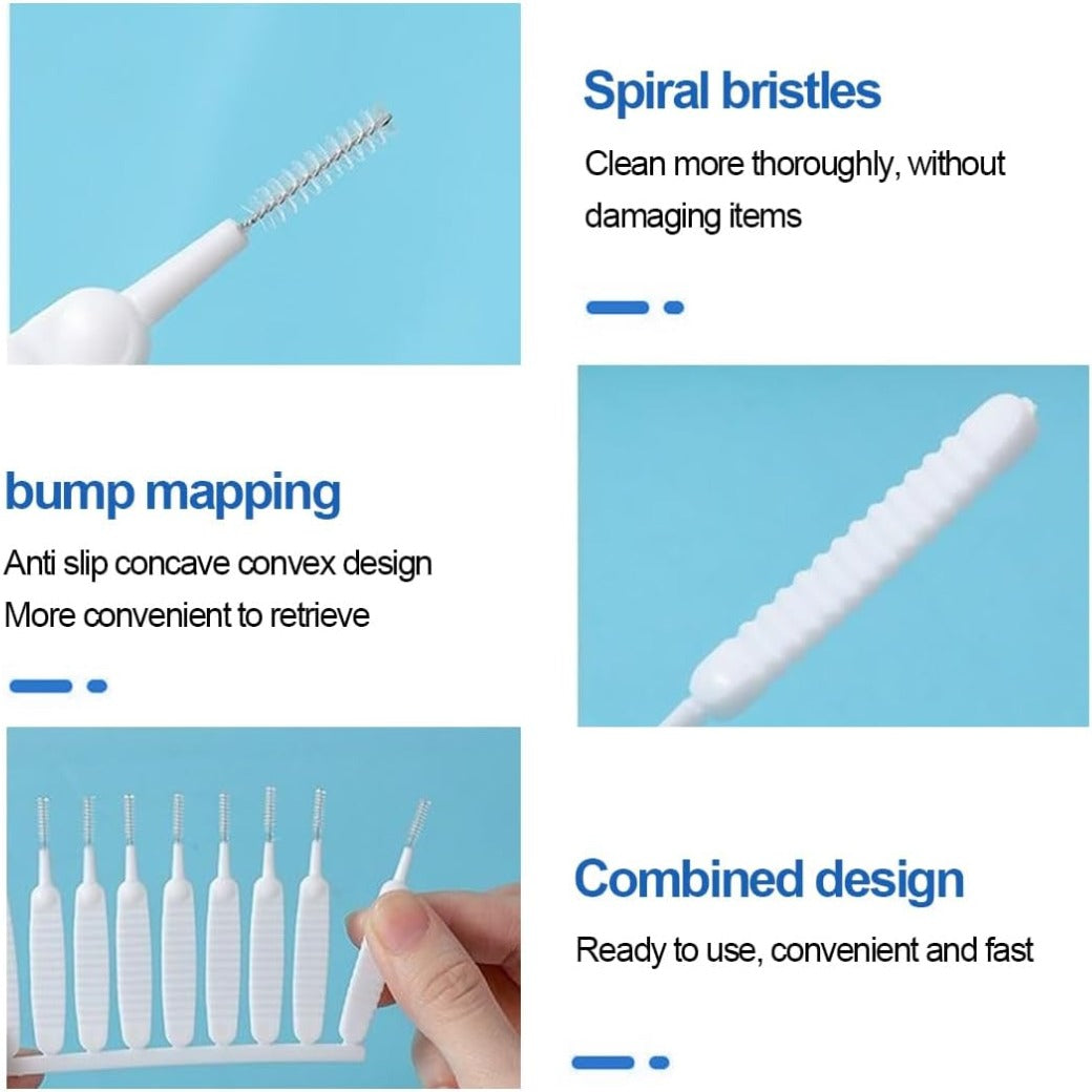 20 Pcs Phone Port Cleaning Brush Kit, Phone Speaker Cleaning Kit, Anti-Slip Charging Port Cleaning Kits, USB Port Cleaning Brush Set, Cleaning Brush for Headphones Phone Speake