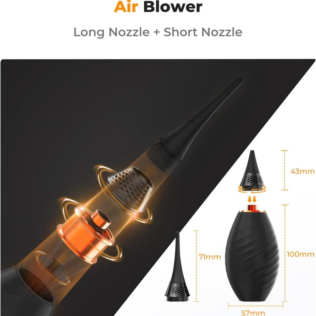 10-in-1 Camera Cleaning Kit with Lens Pen, Rocket Air Blower-Extension & Short Nozzle, Microfiber Cleaning Cloth, Cleaning Liquid for DSLR Camera Lens Cell Phones Cleaning Tool Accessories