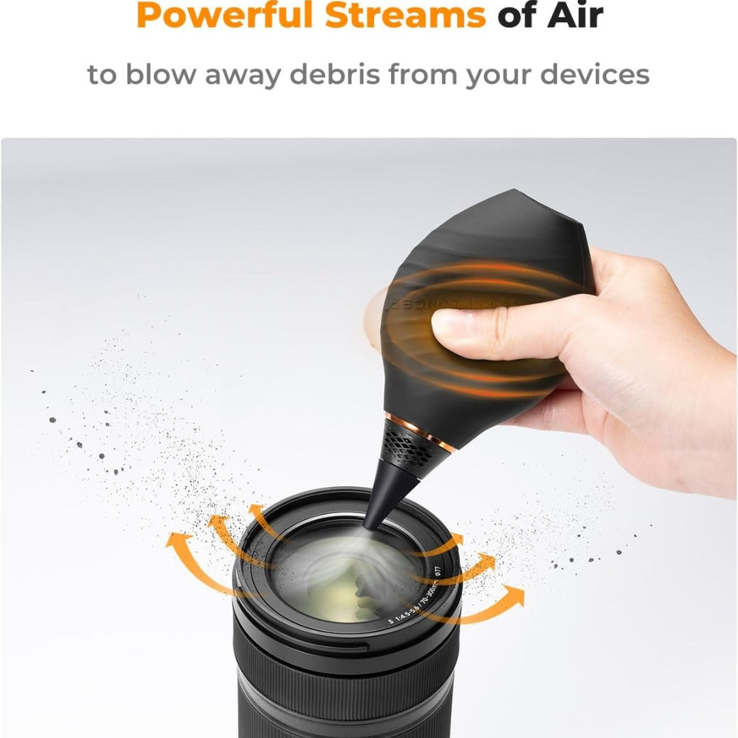 10-in-1 Camera Cleaning Kit with Lens Pen, Rocket Air Blower-Extension & Short Nozzle, Microfiber Cleaning Cloth, Cleaning Liquid for DSLR Camera Lens Cell Phones Cleaning Tool Accessories