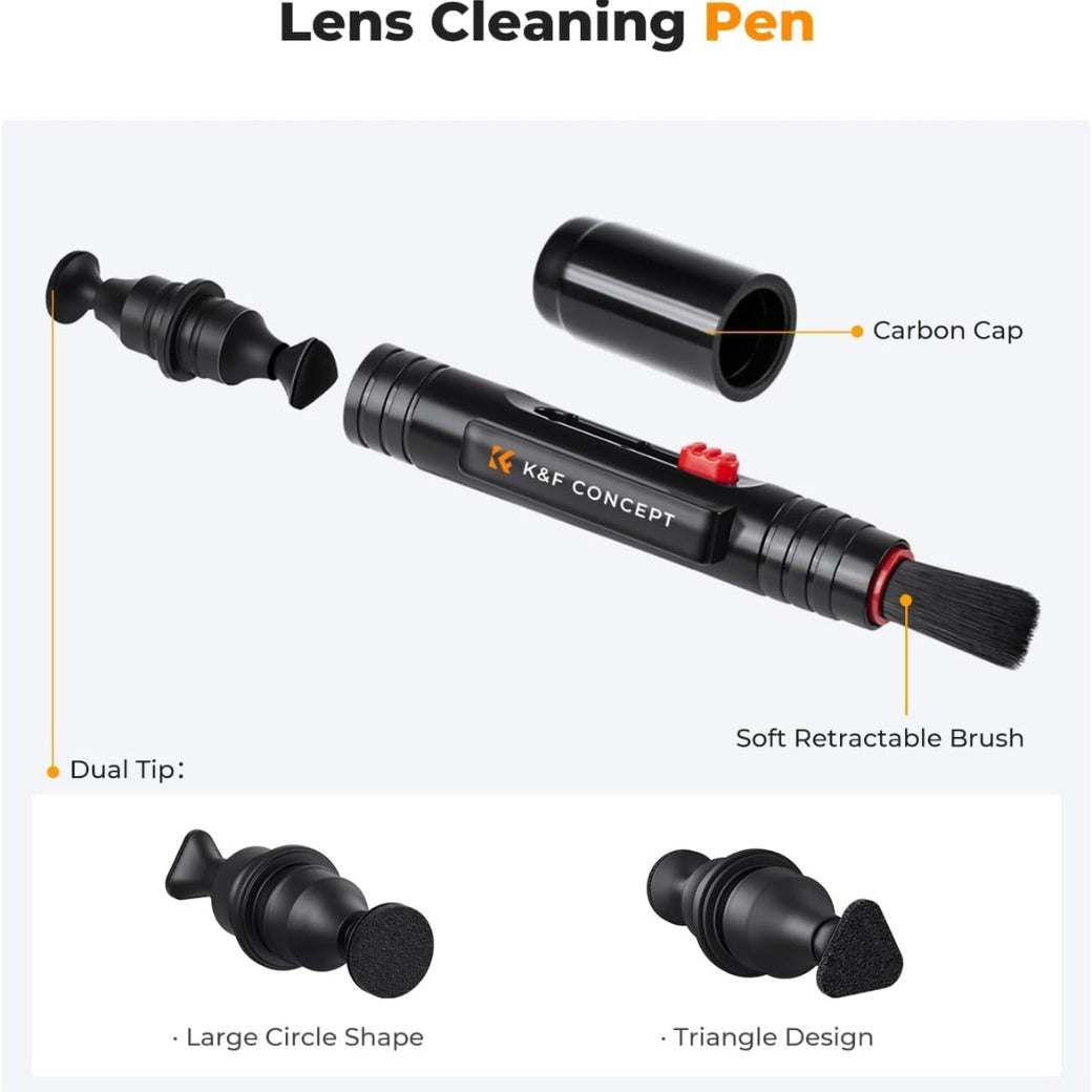 10-in-1 Camera Cleaning Kit with Lens Pen, Rocket Air Blower-Extension & Short Nozzle, Microfiber Cleaning Cloth, Cleaning Liquid for DSLR Camera Lens Cell Phones Cleaning Tool Accessories